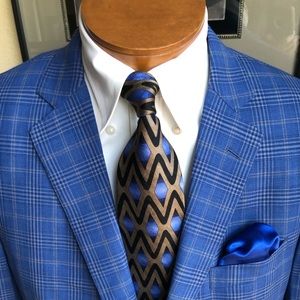 Brooks Brothers ‘Regent’ Light Weight 2 Button Wool Glen Plaid 44R